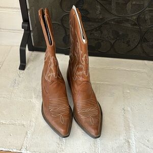 Brown womens cowboy boots